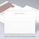 Taylor Flat Correspondence Cards - Raised Ink Image 3 of 3